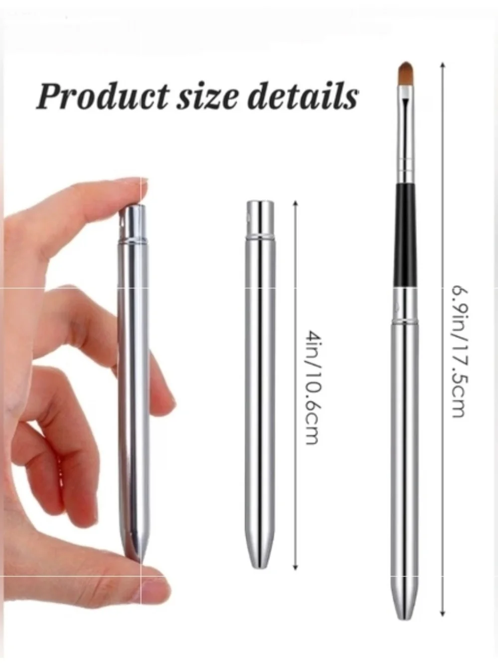 Travel Size Foldable Lip Makeup Brush BNIB